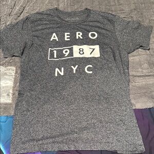 Aeropostale Gray Aero 1987 NYC Men's T-Shirt